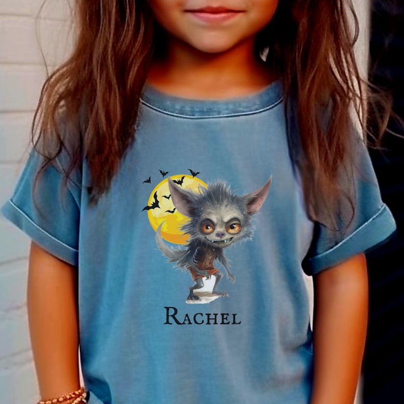 Personalized Werewolf Halloween Shirt Custom Name Halloween Shirt for