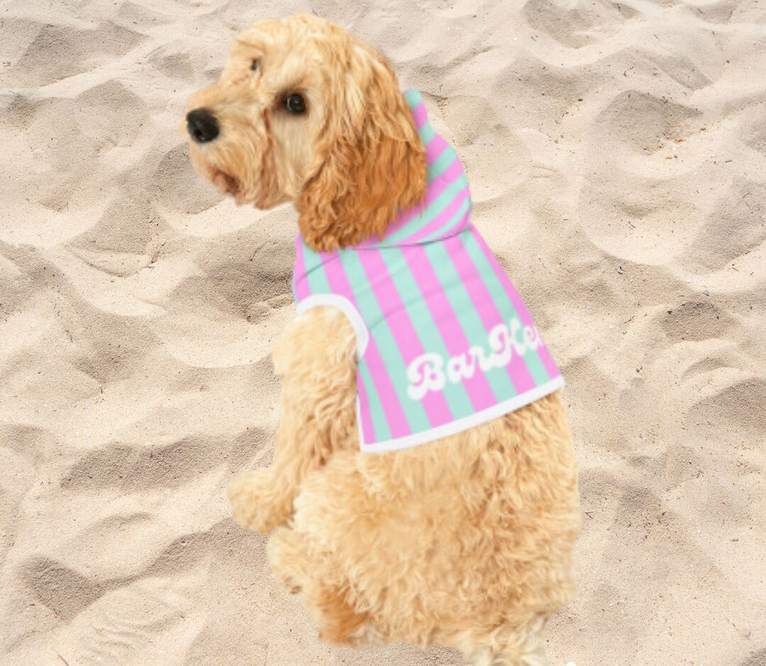 Dog Halloween Shirt Matching Dog and Owner Matching Outfit Striped Pink