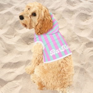 Dog Halloween Shirt Matching Dog and Owner Matching Outfit Striped Pink Green Costumes For Dogs Small Medium Big Dog Costume Funny Bar Ken