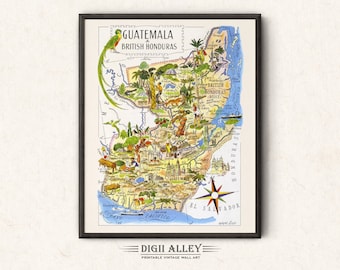 アンティーク　1800年代中央アメリカの地図 Amazon.com: Historical Map, ca. 1800 North America, Vintage Wall