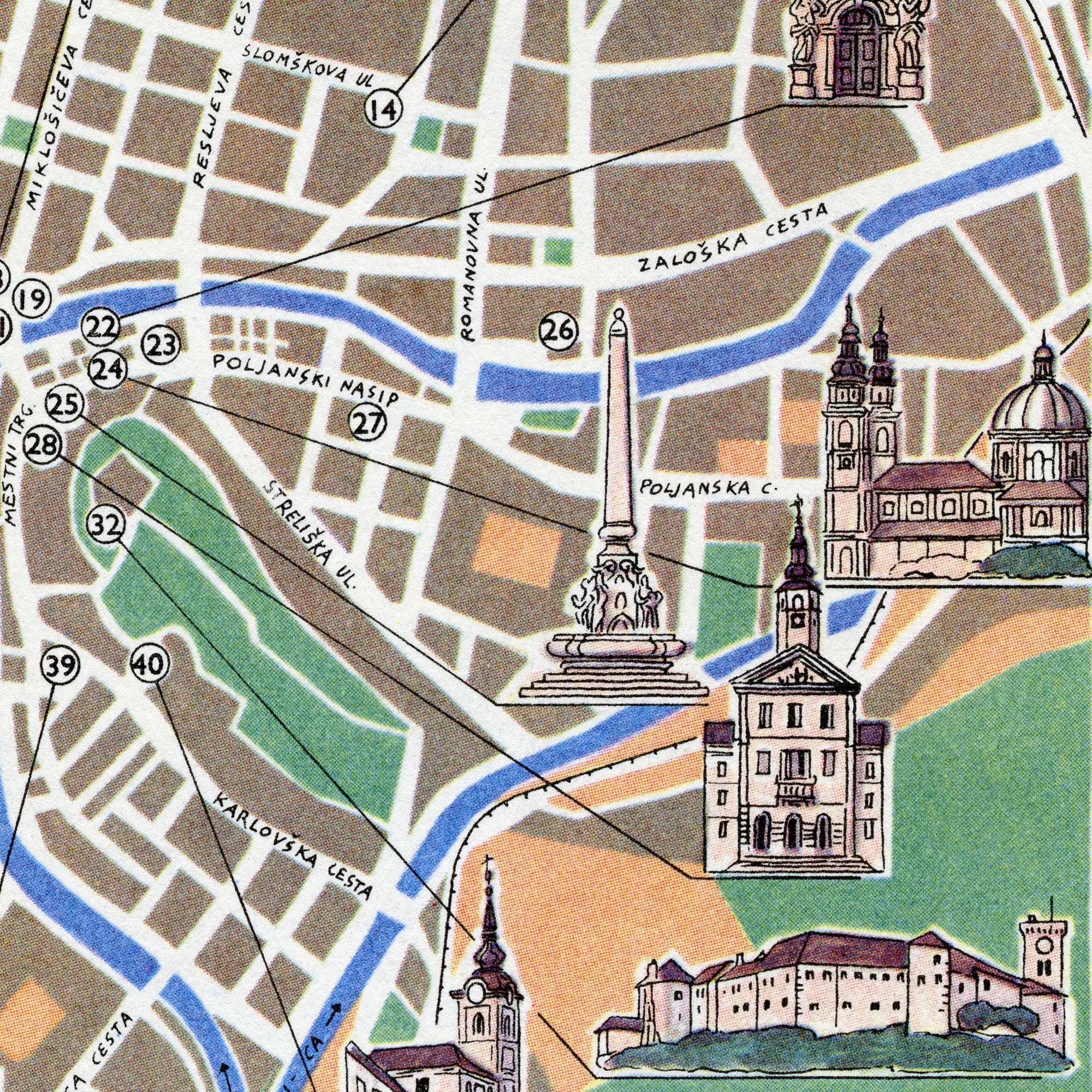 old-map-of-ljubljana-the-capital-of-slovenia-digital-download