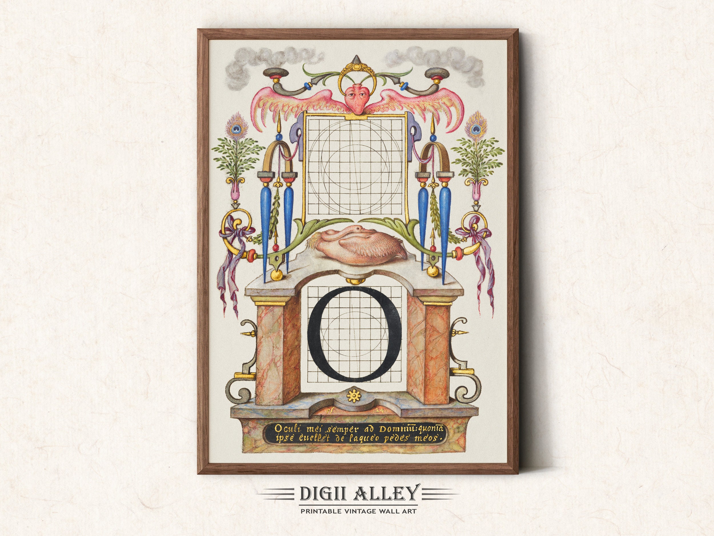 18+ Illuminated Letter O