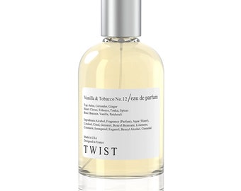 Twist Vanilla & Tobacco No.12 inspired by TF Tobacco Vanille, Long-Lasting Perfume for Women Men, EDP - 100 ml | 3.4 fl. oz.