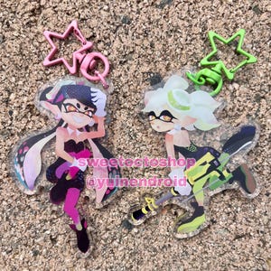 Splatoon 2 Callie & Marie keychains