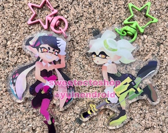 Splatoon 2 Callie & Marie keychains