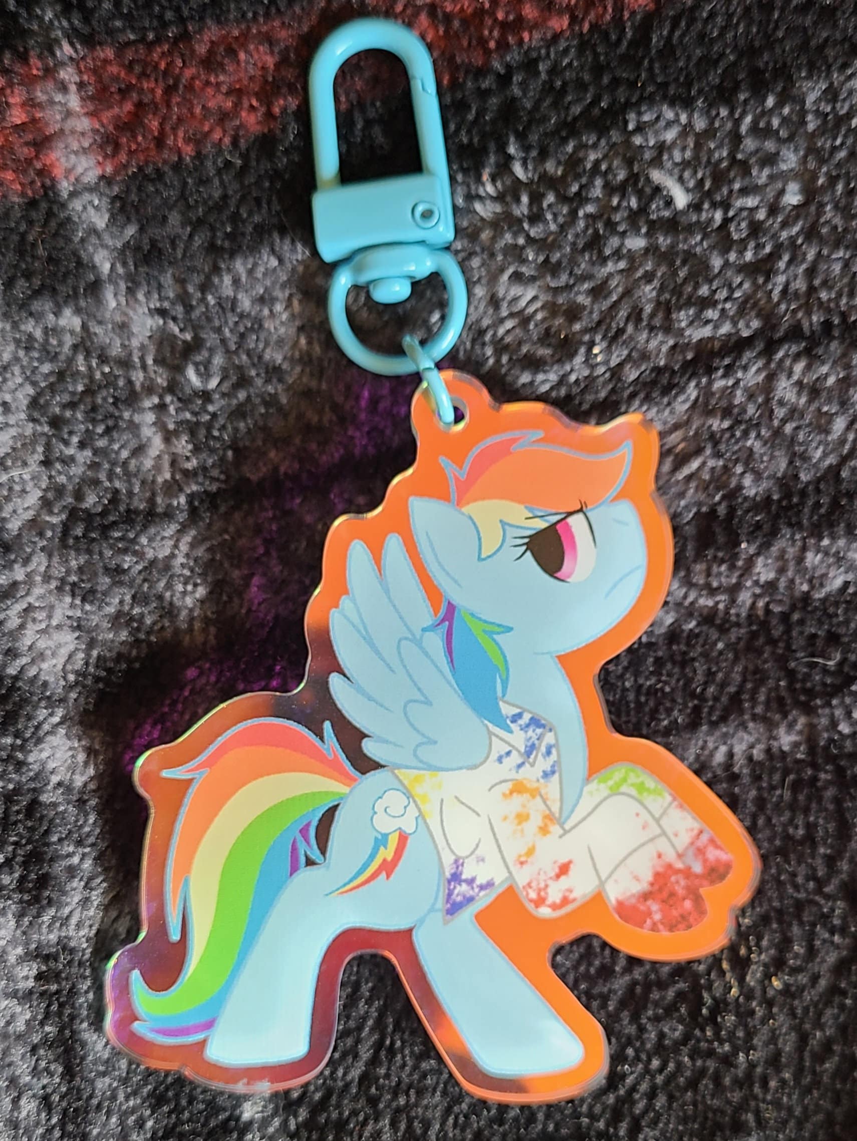 My Little Pony - Rainbow Factory Creepypasta Rainbow Keychain - Etsy