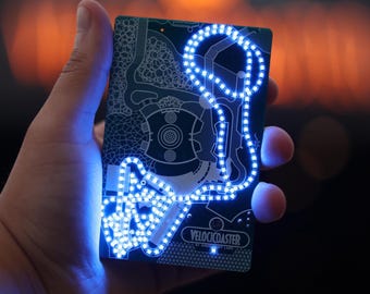Velocicoaster Inspired LED Display "Velociraptor Coaster" | LightRides | Light-Up LED Roller Coaster