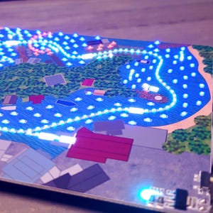 Jaws Ride Layout JAWS: the Ride Inspired Light-up Display | Lightrides XL | LED Layout ...