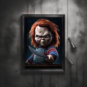 Chucky Poster Chucky Digital Art Chucky Downloadable Poster Child&#39;s Play Poster Child&#39;s Play Digital Art (Multiple Sizes)