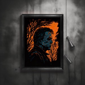 Poster di Michael Myers Arte digitale di Michael Myers Poster scaricabile di Michael Myers Poster di Halloween Arte digitale di Halloween (dimensioni multiple v2)
