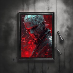Pinhead Digitale Poster Hellraiser Digitale Poster Horror Poster Pinhead Poster Hellraiser Poster Halloween Horror Meerdere maten