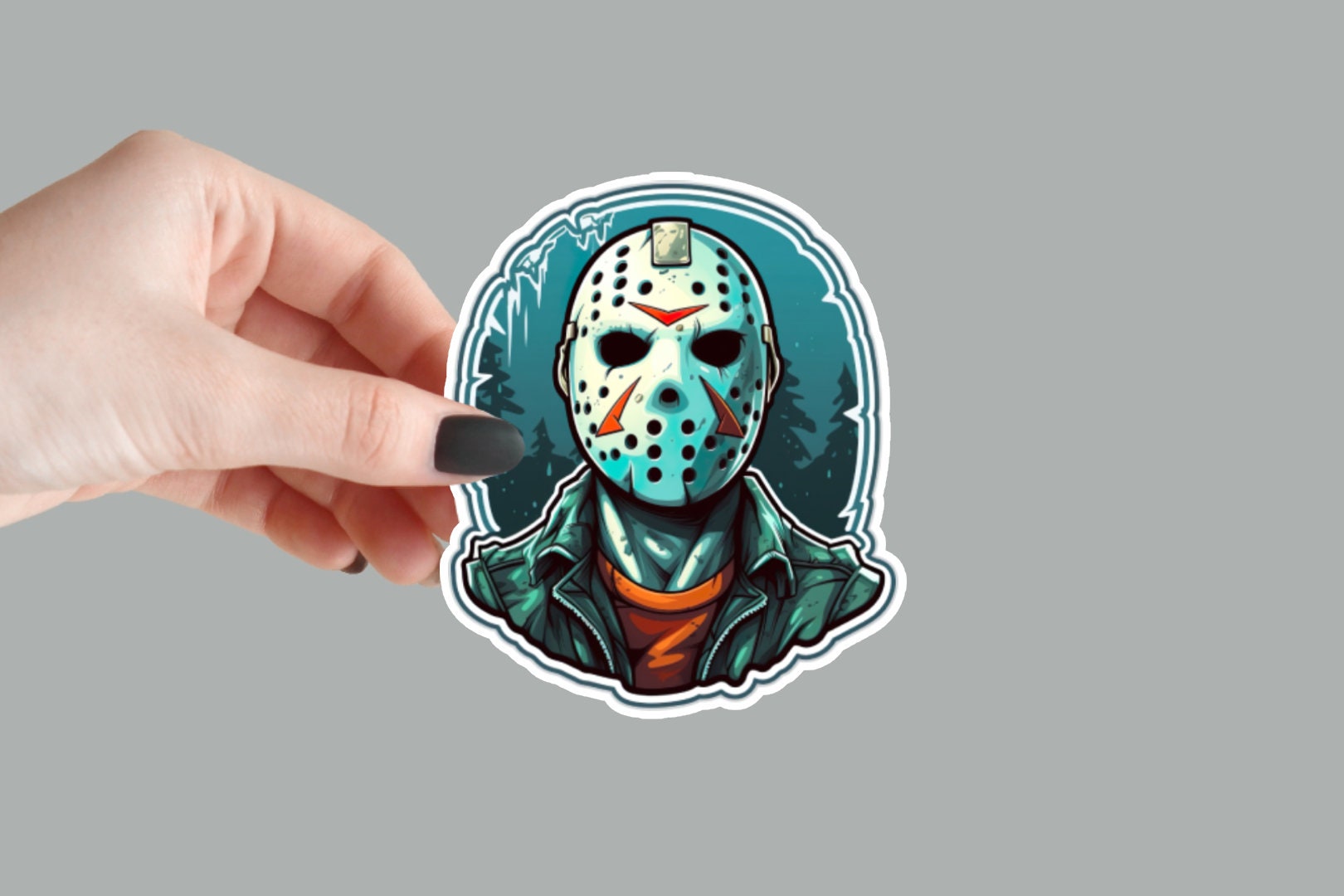 Jason Voorhees Sticker Friday the 13th Sticker Horror Stickers Horror ...