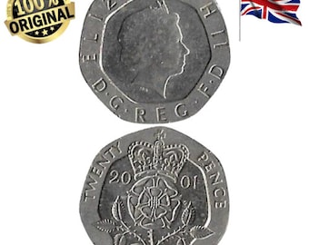 Coin  Elizabeth II,20 Pence 2001 ORIGINAL