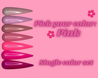 Pick your own single color set: Pink