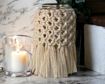 ENGLISH- Macrame Jar PDF Pattern - Macrame Tutorial Step by step - Beginners - Decoracion Boho