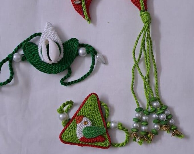 Combo rakhi set for Rakshabandhan festival (4 pcs including Bhai- Bhabhi set)