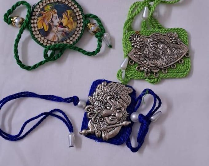 Combo rakhi set for Rakshabandhan festival (4 pcs )
