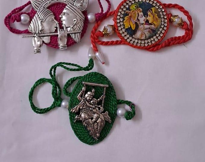 Combo rakhi set for Rakshabandhan festival (4 pcs )