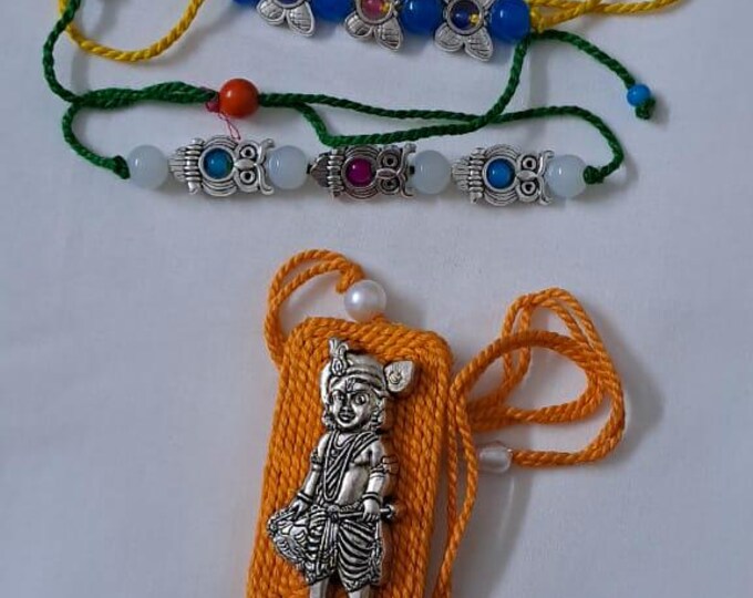 Combo rakhi set for Rakshabandhan festival (4 pcs )