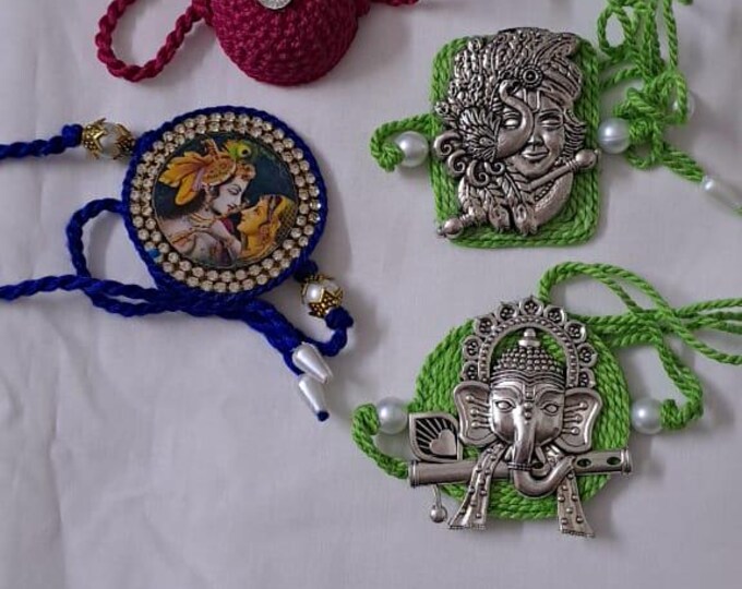 Combo rakhi set for Rakshabandhan festival (4 pcs )
