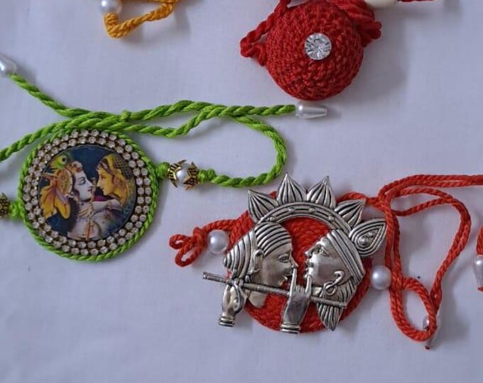 Combo rakhi set for Rakshabandhan festival (4 pcs )