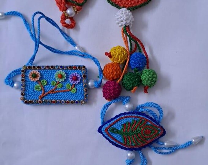 Combo rakhi set for Rakshabandhan festival (4 pcs including Bhai- Bhabhi set)
