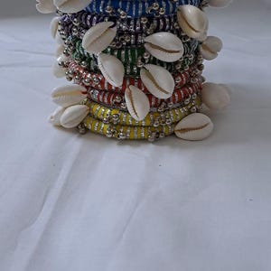 Multi colour traditional zari thread and kori bangles (set of 10 bangles)