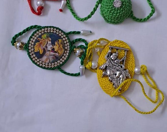Combo rakhi set for Rakshabandhan festival (4 pcs )