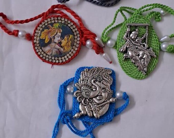 Combo rakhi set for Rakshabandhan festival (4 pcs )