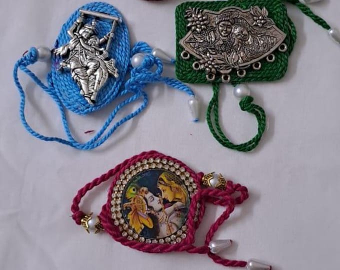 Combo rakhi set for Rakshabandhan festival (4 pcs )