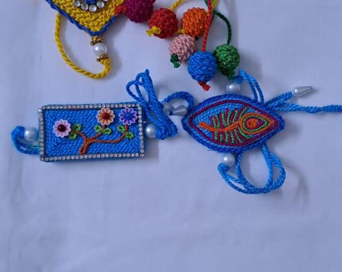 Combo rakhi set for Rakshabandhan festival (4 pcs including Bhai- Bhabhi set)