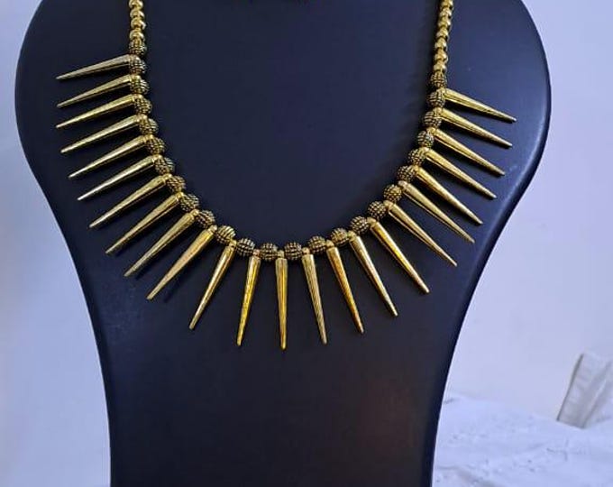 Combo offer for silver  and golden oxidised necklace set with matching earrings.