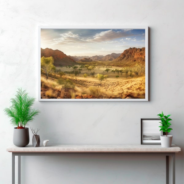 Vast Wilderness: A Panoramic Tapestry of MacDonnell Ranges
