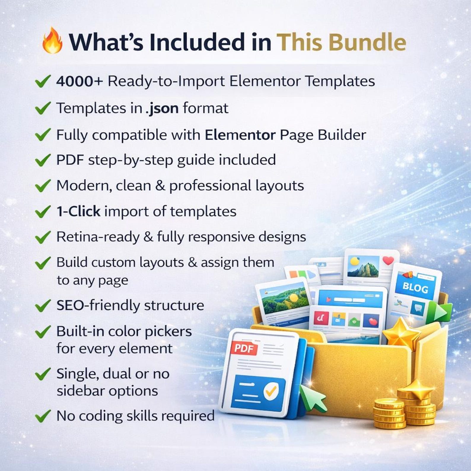 4000+ Elementor Templates Bundle for Wordpress | Landing Pages | Drag ...