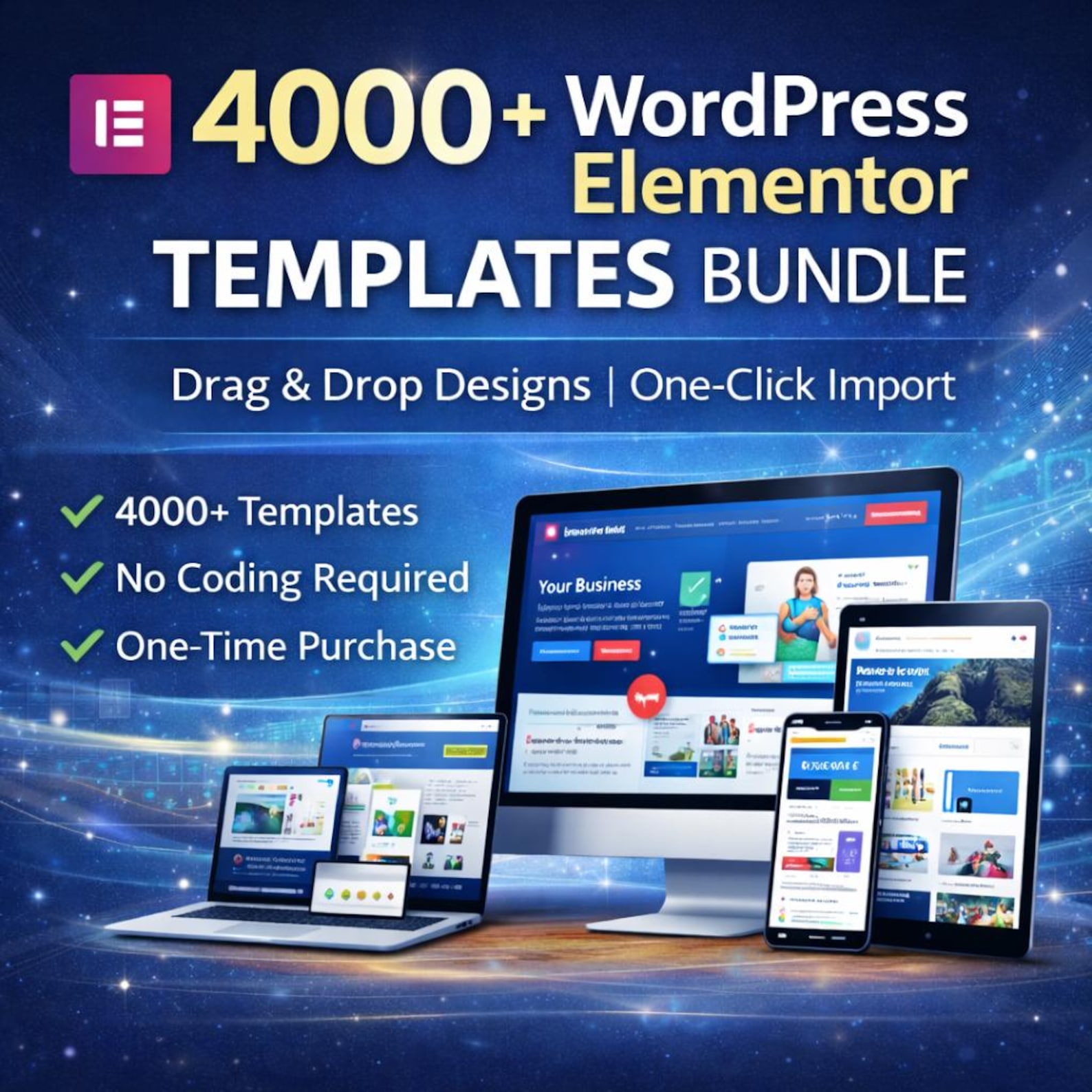 4000+ Elementor Templates Bundle for Wordpress | Landing Pages | Drag ...