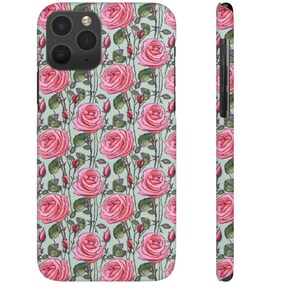 Pink Roses Seamless Pattern | Floral Art Continuous Pattern for ...