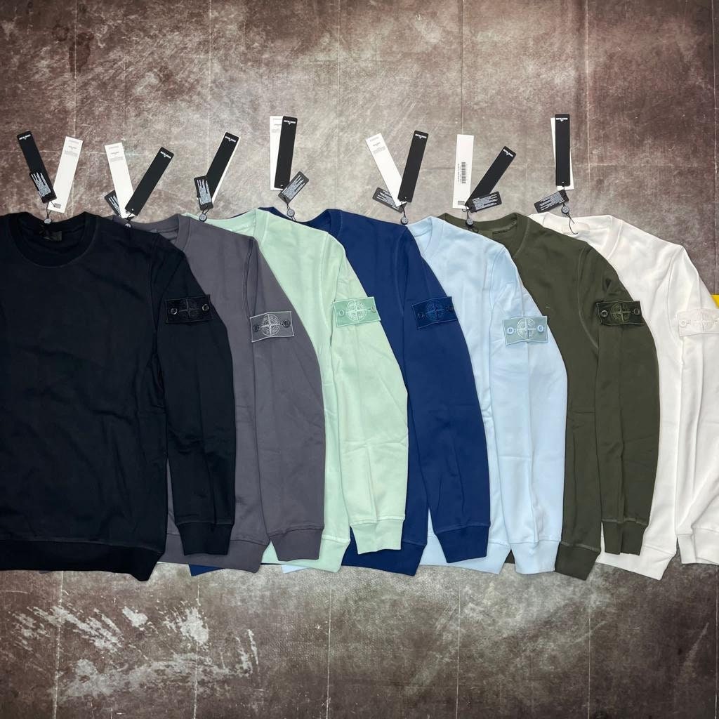 値段交渉受け付け】 《新古品》STONE ISLAND スウェット コットン 黒 M