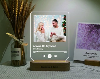 Engagement Gifts, Personalised Engagement Gift for Couple, Anniversary Engagement Frame, Gift For Her, Custom Engaged Acrylic Stand