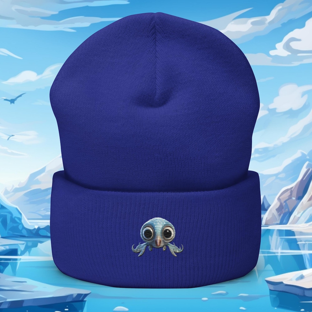 Squibble Squibble Squid Beanie: Dive Into Deep Sea Warmth - Etsy Australia