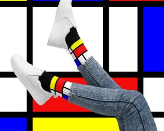 Mondrian Socks - A Symphony of Style and Comfort