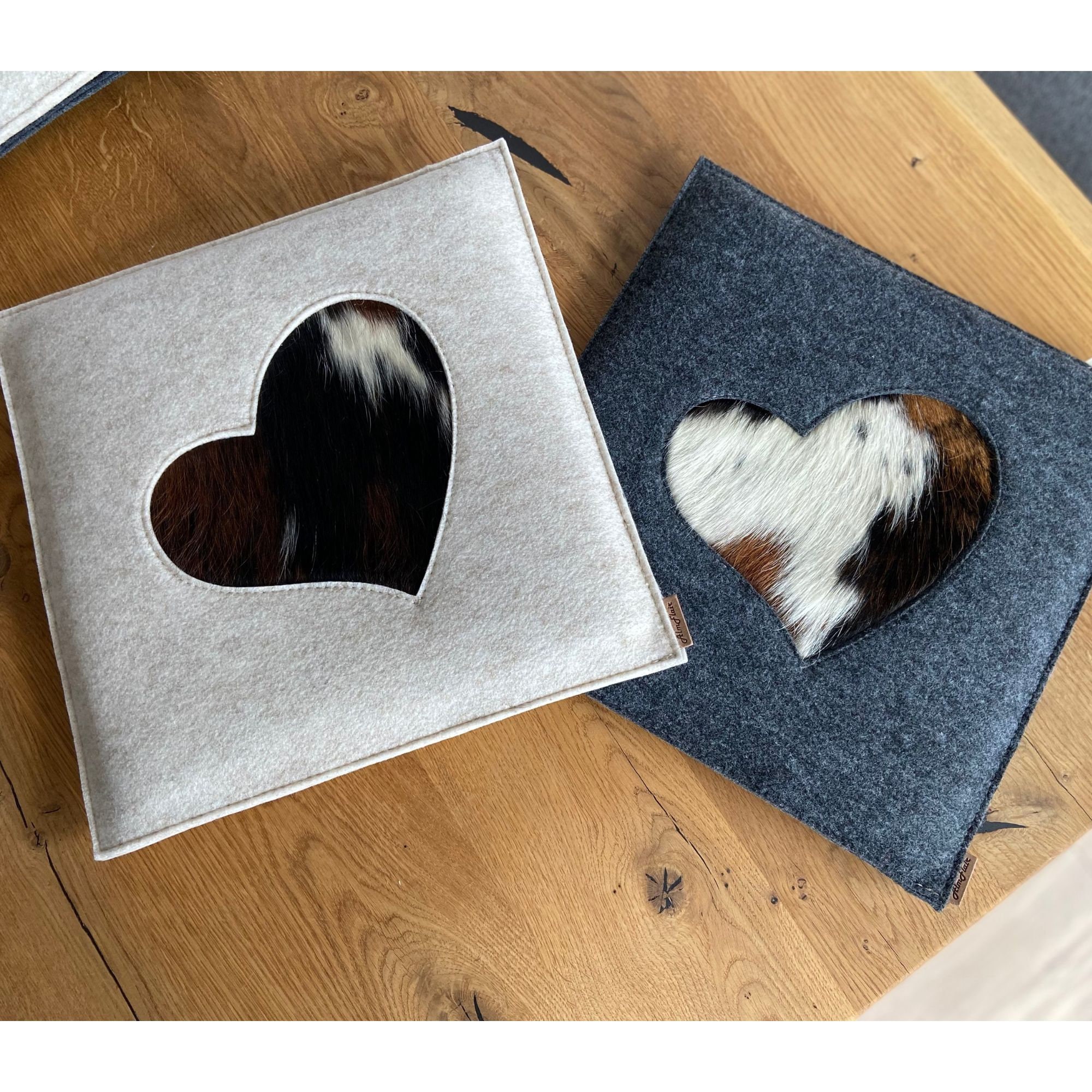 Sitzkissen Aus Upcycling RPET Filz – Handgefertigt In Bayern, Waschbar, Outdoor-tauglich, 37,5 X 37,5 Cm