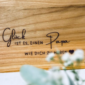 Engraved breakfast board | Gift for Dad | Engraved wooden board for Dad | Gift for Father&#39;s Day, Birthday, Christmas | Cutting board