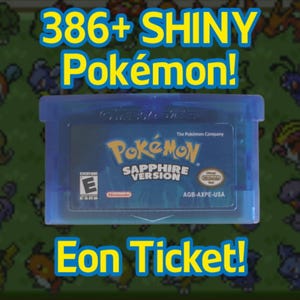 ポケモン サファイア カートリッジ 386 色違いポケモン 全イベントチケットがロック解除されました