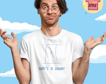 That's A Door? Funny Kirk Van Houten Simpsons Themed T-Shirt Simpsons Funny Gift Idea Simpsons Fan Nostalgia Tee Homer Simpson Meme Shirt