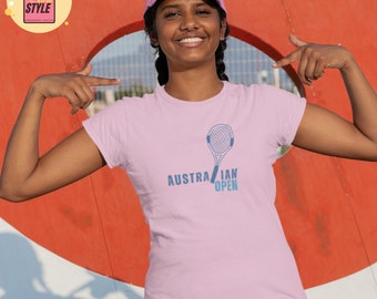Australian Open Tennis Tee Tennis Gift Tennis Season Tennis Lover Gift Grand Slam Tennis T-Shirt Gift For Tennis Player Grand Slam Tee AO