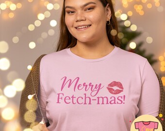 Merry Fetch-mas Mean Girls Movie Quote T-Shirt Mean Girls Quote Funny Mean Girls Geïnspireerd Shirt 90's Teen Comedy Mean Girls Fan Tee Xmas Top