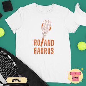 Roland Garros Tennis Tee French Open Tennis Shirt Tennis Season Tennis Lover Gift Grand Slam Tennis Tshirt Gift For Tennis Player Clay Court