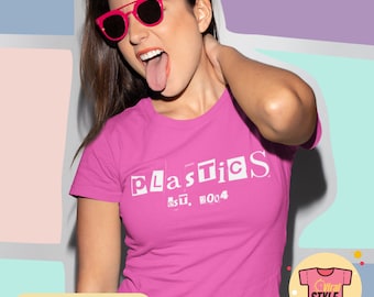 Plastics Est 2004 Mean Girls Movie Quote T-Shirt Mean Girls Burn Book Inspired Shirt 90's Teen Tee Mean Girls Fan Tee Original Mean Girls