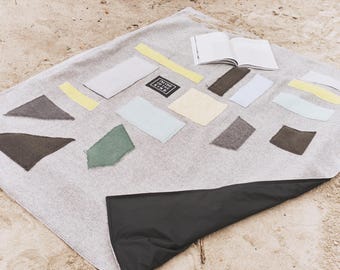 Picnic Blanket Waterproof Beach Outdoor Blanket Mat Rug Camping Accessories Ground Blanket Unique Luxury Upcycled Gifts for Her