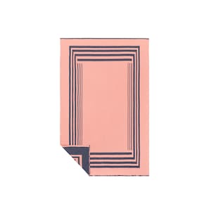 Striped Pink Beach Towel, Beach Blanket Mat Throw Rug Luxury Pool Towel Thick Cotton Picnic Blanket Summer Gift Beach Gift